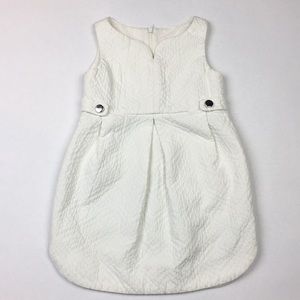 ZARA ivory sleeveless dress